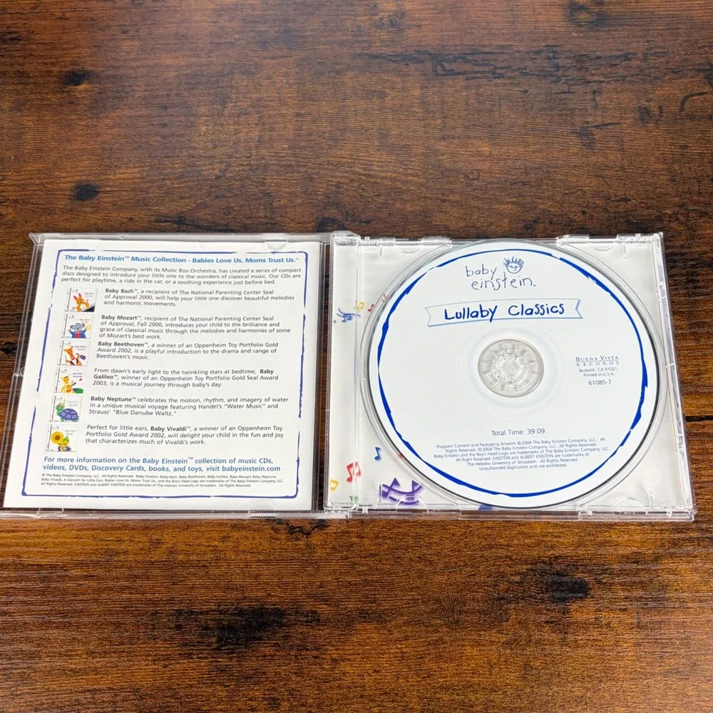 Baby Einstein Take Along Tunes Musical Toy and Lullaby Classics CD Set Tested